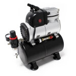 Wiltec - compresseur � membrane a�rographe airbrush af189 ? monocylindrique ? 6 bar ? diaphragme ? sans ...