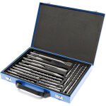 Jeu de 17 forets et burins sds avec coffret perforateur burineur marteau - piqueur maonnerie
