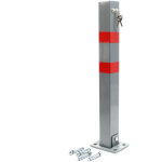 Poteau de stationnement carré rabattable ? 170 x 110 x 700 mm ? couleur signalisation ? en acier ? avec ... Poteau de stationnement carré rabattable ? 170 x 110 x 700 mm ? couleur signalisation ? en acier ? avec ...