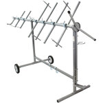 Wiltec - support de peinture rotatif 360 ? 2300 x 610 x 1340 mm ? en acier ? pour pices de carosserie ...