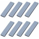 Xvx ? patins glisseurs pour meubles lourds ? 8 pi�ces 25mm x 100mm ? r�sine �cologique ? anti - vibration ...