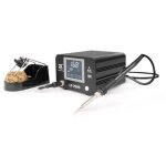 Station de soudage esd avec cran lcd, temprature rglable de 100c  500c, fer  souder rapide inclus, ...