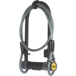Yale - antivol u + câble pour vélo, vtt - 4 clés - 23x11, 5x13 cm - câble 1, 2m - noir / gris Yale - antivol u + câble pour vélo, vtt - 4 clés - 23x11, 5x13 cm - câble 1, 2m - noir / gris