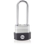 Yale - y125b / 40 / 163 / 1 - cadenas extrieur acier lamin 40 mm, anse acier cment 63 mm, 3 cls ...