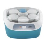 Yaourtiere - jocca - 1575 - 6 pots - bleu et blanc