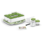 Yaourti�re seb 12 pots multi delices express et vegetal yg661310 vert