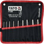 Yato - jeu de 9 emporte pieces ronds 2, 5 - 10 mm, poincons de decoupe joints