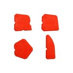 Spatules en silicone 4 pices 100 mm yt - 5261 yato