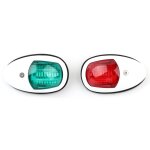 Yb - jeffergarden 2 pi�ces lampe de signalisation rouge vert led �tanche bateau feu de navigation dc12v ...
