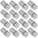 Ymyny - 16 pcs vis de publicit� en acier inoxydable fixations d'entretoise en verre boulons signer clous ...