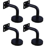 Ymyny 4 pi�ces acier inoxydable supports de main courante pour fixation murale supports de rail d'escalier ...
