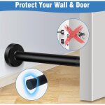 Ymyny - but�e de porte but�e de porte murale, en acier inoxydable bross�, longue but�e de porte avec ...