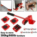 Ymyny kit de deplace meuble lourd sans effort, deplace meuble a roulette, accessoire de levage, 1 tige ...
