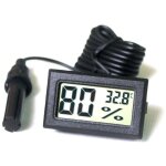 Ymyny - lcd tuner num�rique int�gr� thermom�tre hygrom�tre avec sonde externe pour couveuse aquarium ...
