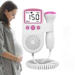 Ymyny - moniteur de fr�quence cardiaque doppler ftal pour b�b� pour grossesse - 50 - 230 bpm plage de ...