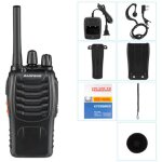 Ymyny - talkie - walkie ultra - longue dur�e de veille bf - 888s 1500 mah, norme europ�enne, noir, 1 ...