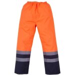 Yoko - surpantalon haute visibilit� imperm�able orange / marine 3xl
