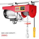 Yongqing - electrique treuil - palan electrique avec contrle pour atelier boutique de garage 200kg - ...