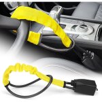 Yozhiqu - antivol voiture, canne antivol voiture ajustement universel , robuste antivol couvre volant ...