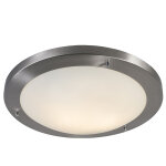 Yuma - plafonnier - 2 lumire -  410 mm - acier - design, moderne - clairage extrieur - salle de bains ...