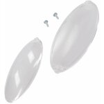 Lot de 2 cache lampes (50248796000) hotte aeg, ariston hotpoint, arthur martin electrolux, beko, brandt, ...