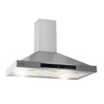 Klarstein - zelda 90 hotte aspirante 210w 3 vitesses 650m / h led classe b - inox