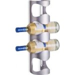 Zeller 27365 clayette � vin acier inoxydable 4 bouteilles