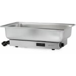 Mahlzeit - chafing dish lectrique, acier inoxydable, gn 1 / 1 9 litres, jusqu' 80c avec affichage