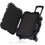 Zelsius - valise � transport avec rembourrage en mousse et roulettes, bo�te � outils, mallette pour appareil ...