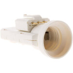 Douille avec fiche dcl 6a 250v b22 - blanc zenitech