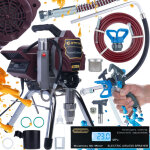 Zenthril ultra c station de peinture airless ? 3000w, 20mpa, 3, 5l / min, buse 0, 031  moteur brushless ...