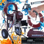 Zenthril vortex e standpro ? station de pulv�risation airless 3000w, 20mpa, 3, 5l / min, buse 0, 021  ...