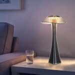 Zmh lampe � poser led touch dimmable avec batterie rechargeable lampe de chevet int�rieur et ext�rieur ...