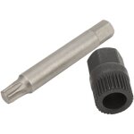 Zoternen - kit de cl� de poulie alternateur 33 dents de dents de slip de perceuse de perceuse de perceur ...