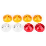 Zoternen - kit de lentilles de lampe indicateur arri�re lat�ral, 8 pi�ces, adapt� pour land rover s�rie ...