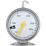 Zoternen - thermom�tre de four � grand cadran en acier inoxydable avec crochet, thermom�tre de cuisson ...