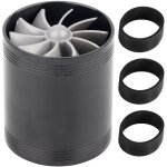 Zoternen - turbonateur d'admission d'air de voiture, turbine � double ventilateur, super chargeur, �conomiseur ...