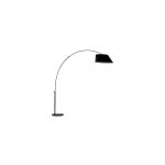 Zuiver - lampadaire forme arc hauteur 222, 5 cm noir