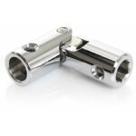 Avosdim - cardan pour volet roulant - sortie hexagonale 10mm & ronde 12 mm chromé Avosdim - cardan pour volet roulant - sortie hexagonale 10mm & ronde 12 mm chromé