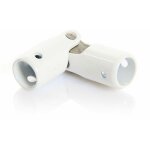 Avosdim - cardan pour volet roulant - sortie ronde 12 mm acier laqué blanc Avosdim - cardan pour volet roulant - sortie ronde 12 mm acier laqué blanc