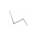 Zurfluh feller - zurfluh - feller manivelle complete �12 lg2300 (blanc ral9010)