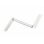 Zurfluh feller - poignée pour manivelle ronde ø 12 mm acier laqué blanc lg totale 310mm Zurfluh feller - poignée pour manivelle ronde ø 12 mm acier laqué blanc lg totale 310mm