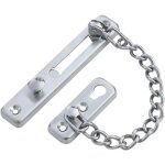 Zvd - 1pcs verrou de s�curit� coulissant � cha�ne argent�e - bloque porte - serrure porte - porte coulissante ...