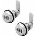 Zvd - lot de 2 pcs 3 code � chiffres combinaison serrure � came serrure armoire 1930mm serrure � code ...