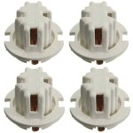Zvd - 4 pi�ces pour bmw x5 e53 2003 2004 2005 2006 support de douille de feu arri�re de voiture (blanc) ...