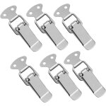 Zvd - 6 paquets de loquet � bascule en acier inoxydable � ressort, fermoir � moraillon, pince, boucles ...