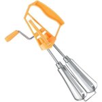 Zvd - batteur � ?uf manuel rotatif en acier inoxydable - batteur � main - batteur � lait - outil de cuisine ...