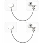 Zvd - blanc lot de 2 securite fenetre enfant, serrure frigo pour enfants avec cl�s, bloque port fenetre ...