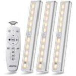 Zvd - lampe led sans fil 3 packs avec t�l�commande - pour chambres, armoires, vitrines, aucun c�blage ...