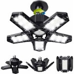 Zvd - lot 1 lampe garage led 120w 12000lm - plafonnier d�formable e26 / e27